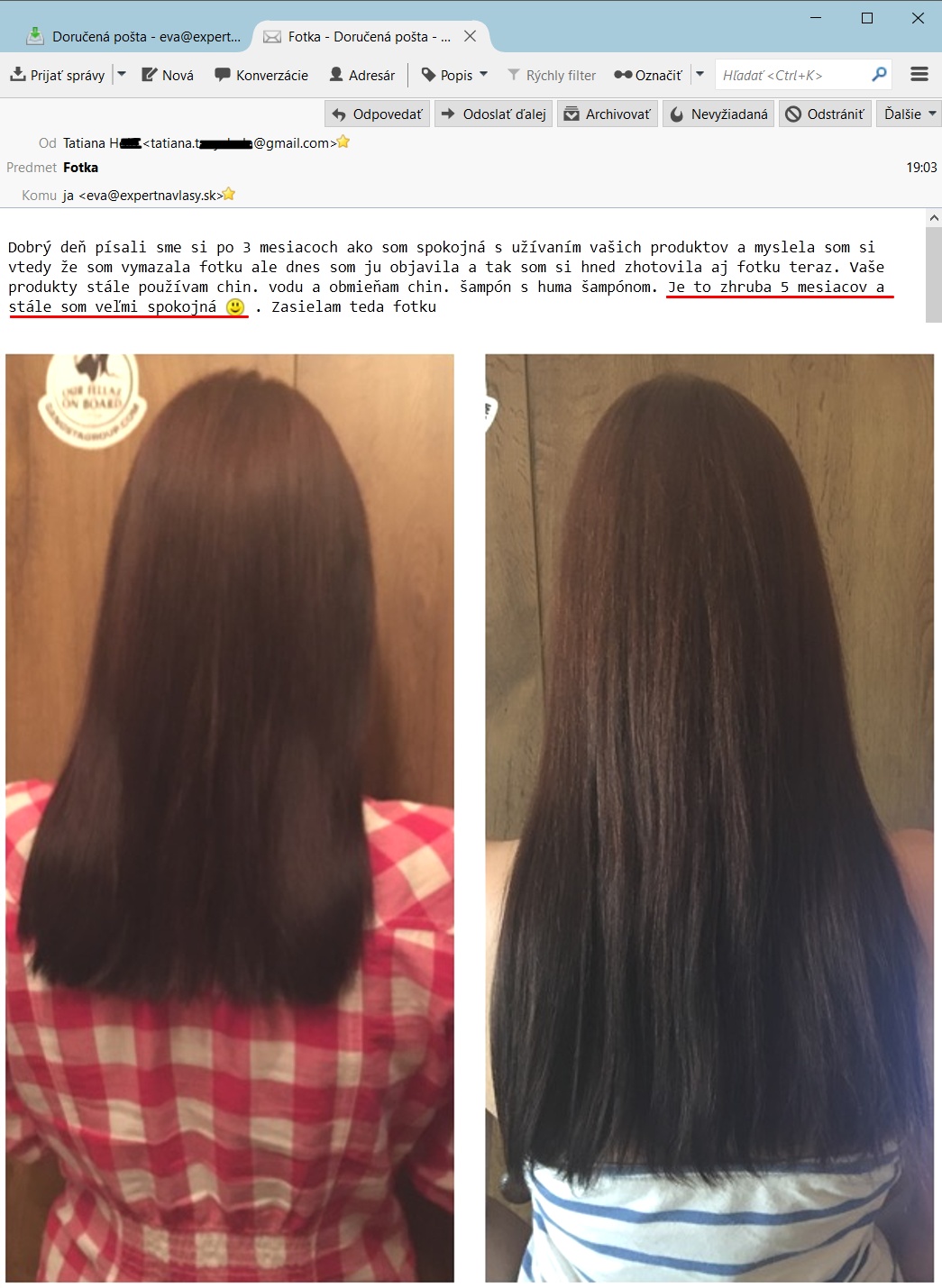vlasovy test 5 mesiacov PO