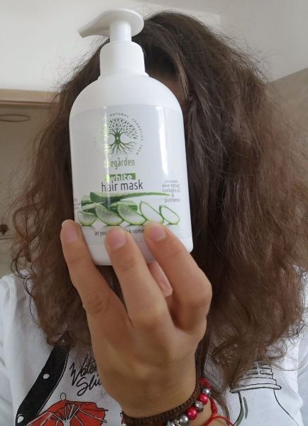 the garden white hair mask maska vlasove mlieko recenzia recenze
