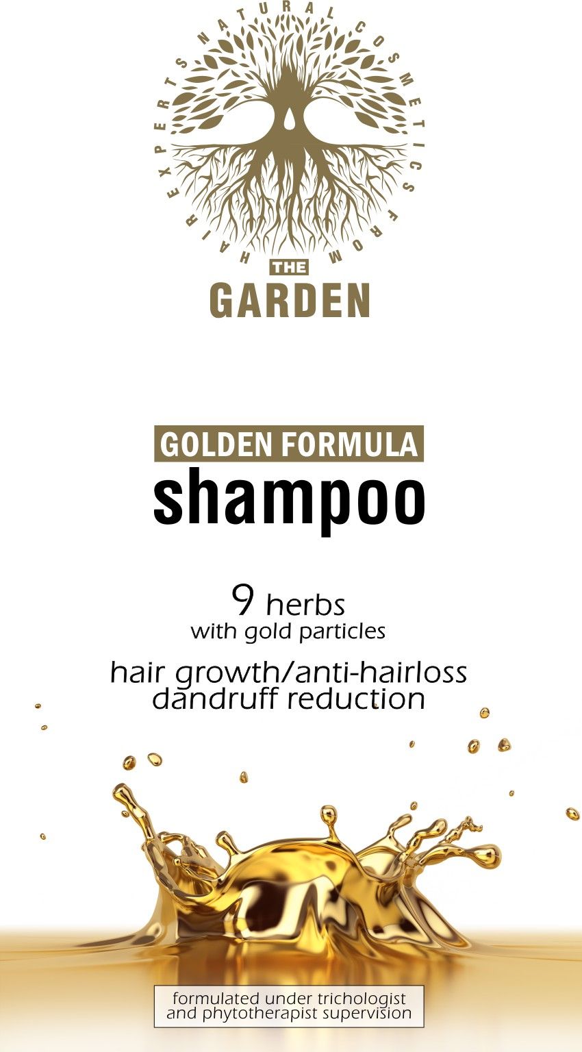 The Garden natural hair cosmetics golden formula shampoo
