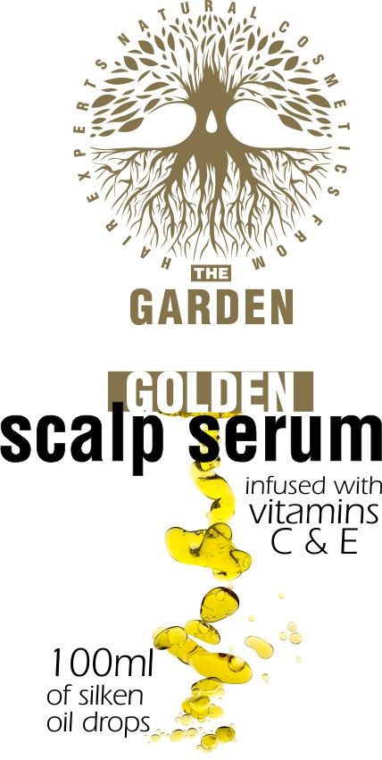 The GARDEN natural hair cosmetics golden scalp serum